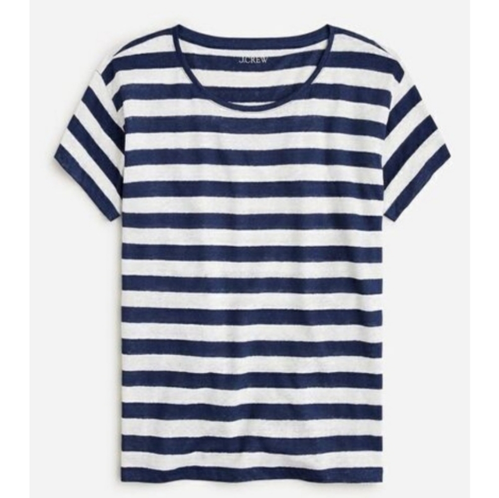 J.CREW 100% LINEN TEE SHIRT